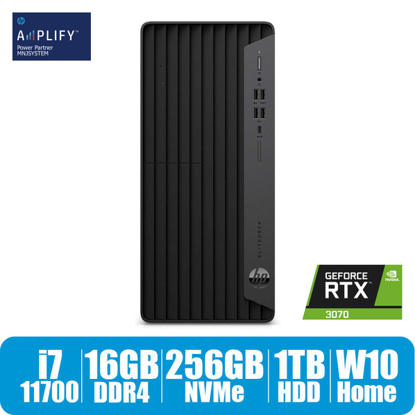 3만원 추가할인/EliteDesk 800 G8 TWR-4D380PA-WH(i7-11700/16GB/NVMe256GB/1TB/RTX3070/Win10Home)